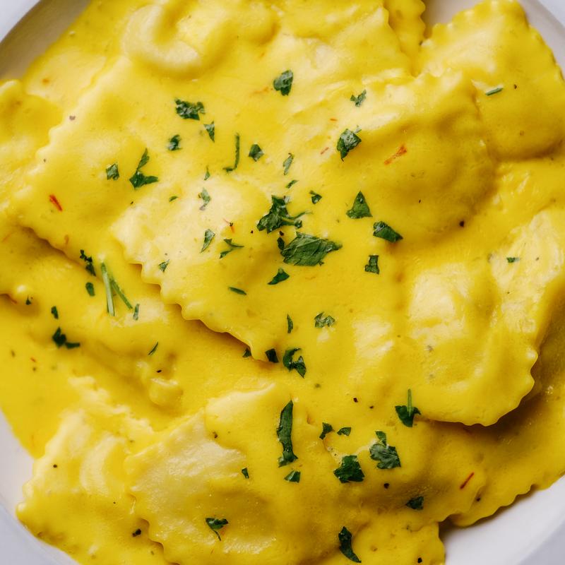 menu item 31 of 42, Four Formaggi (cheese) Ravioli