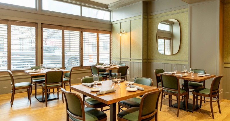 Interior seating area