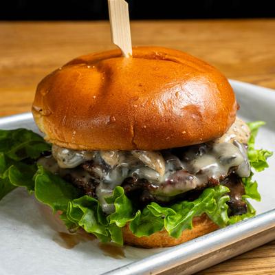 Mushroom Gruyere Burger