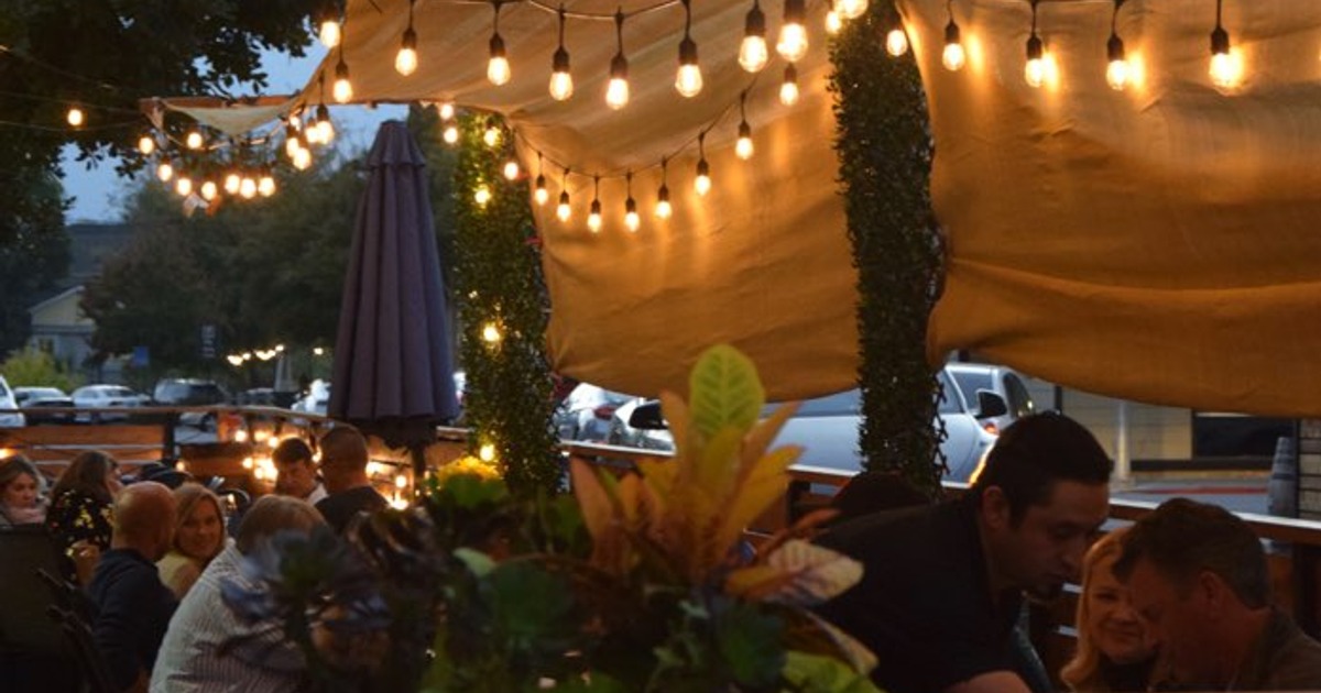 The interior of the restaurant