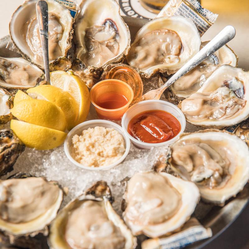 Fresh Gulf Coast Oysters on a Half Shell photo