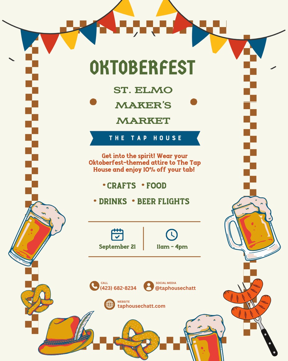 St. Elmo Maker's Market:  Oktoberfest-themed event photo