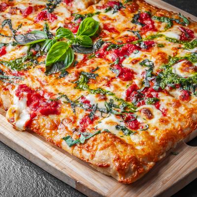 Grandma's Sicilian Pie.