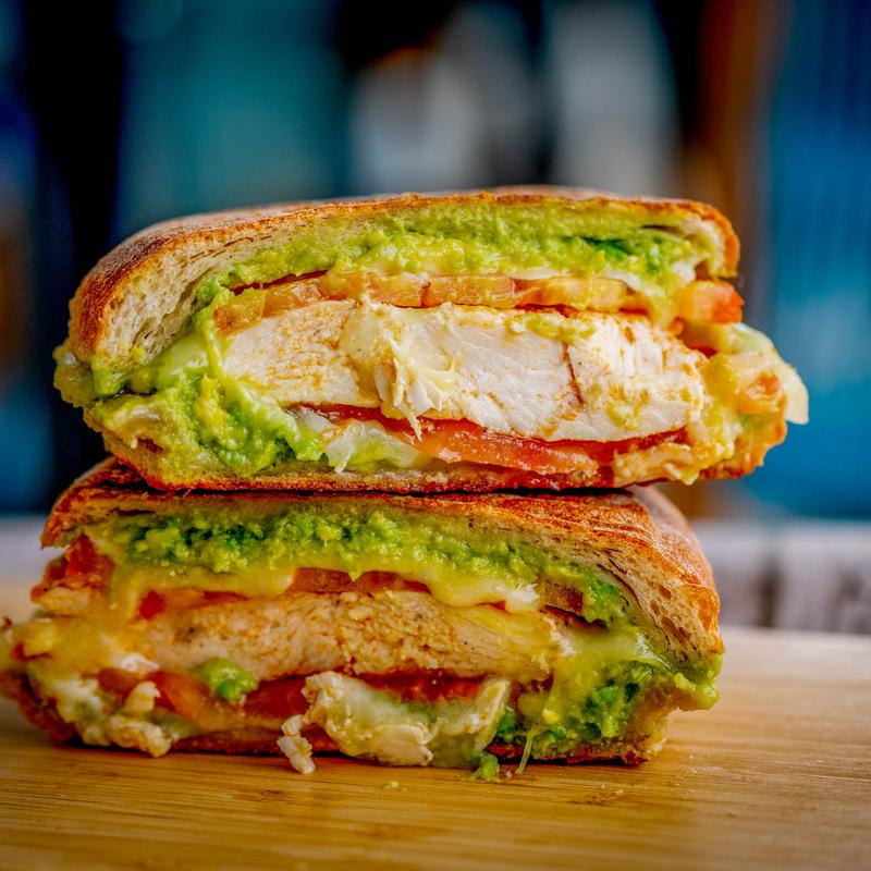 menu item 7 of 8, Chicken Avocado Panini