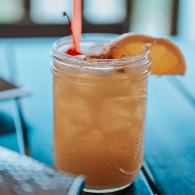 Smashed Pumpkintini cocktail.