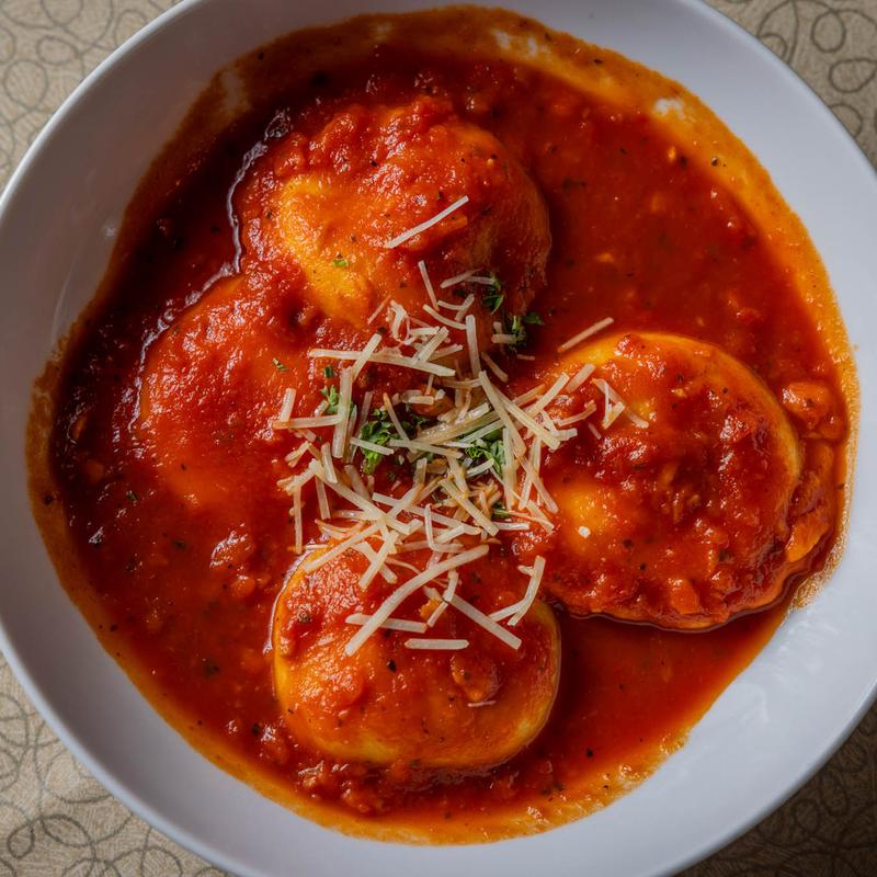 Baked Jumbo Cheese or Beef Ravioli photo