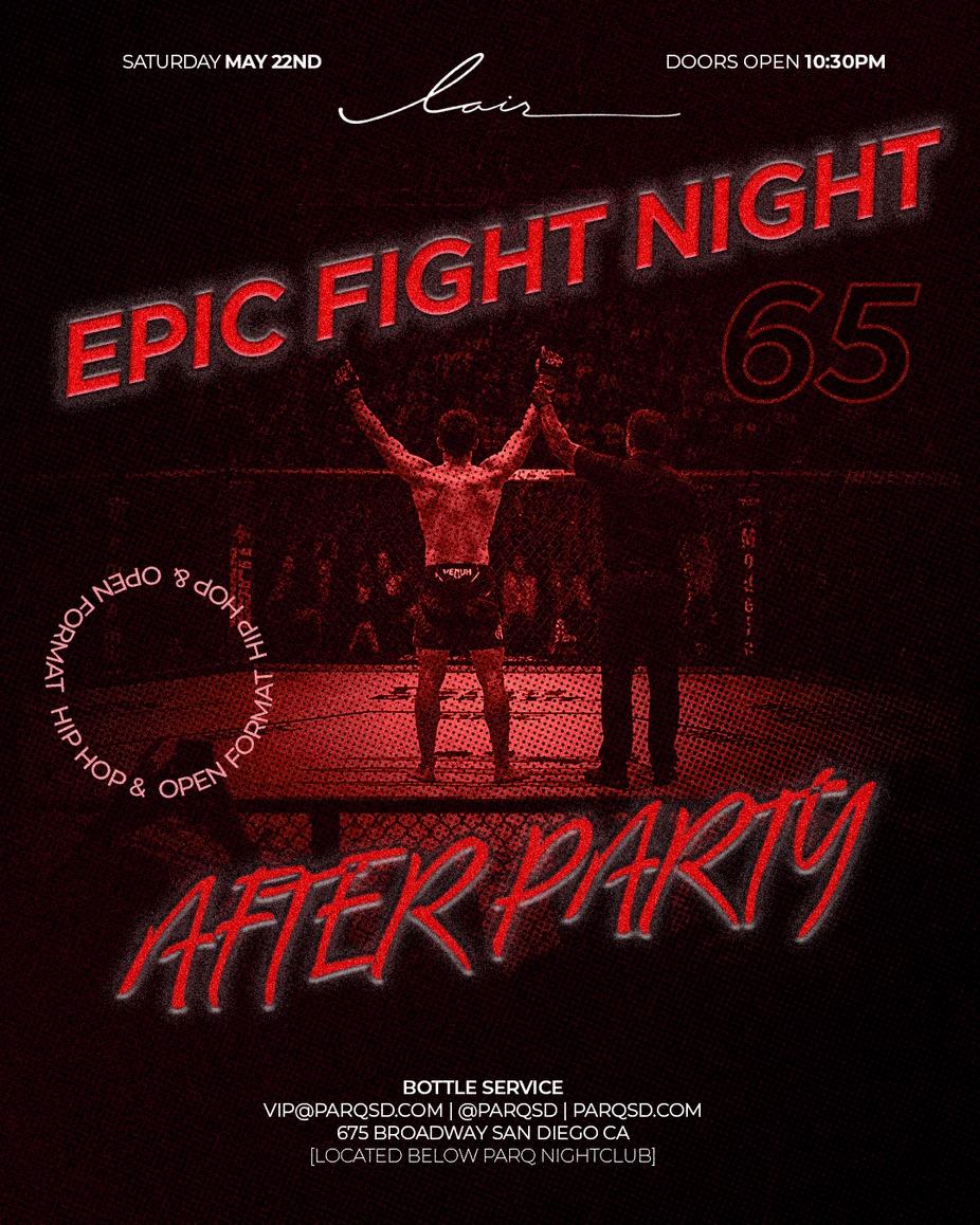 EPIC FIGHT NIGHT- AFTER PARTY event photo