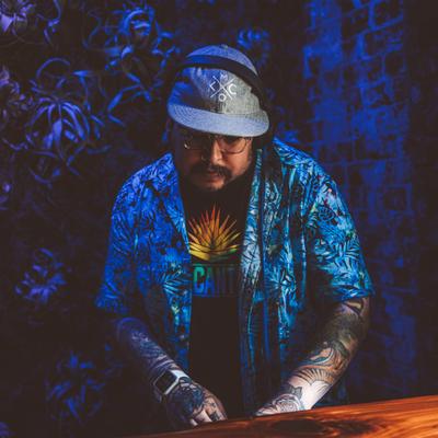 Interior, DJ playing music