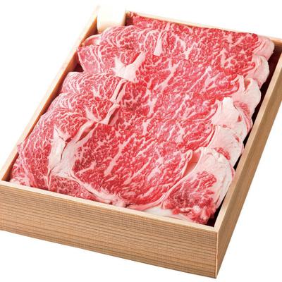 Rib sirloin for wagyu sukiyaki.