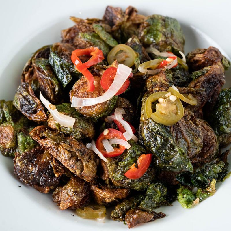 fried brussel sprouts (V/VEG/GF) photo