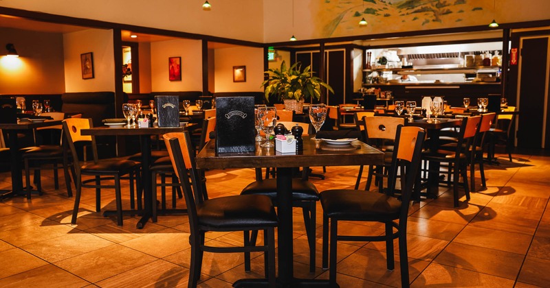 Interior, dining area