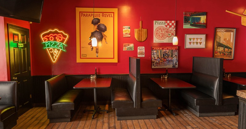 Interior seating area