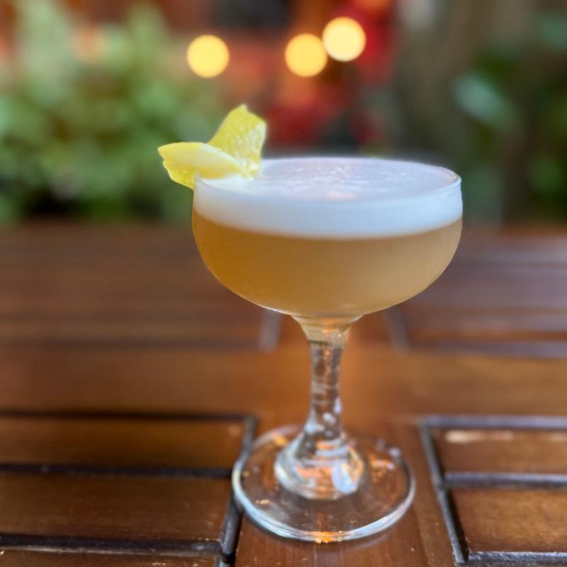 Peach Whiskey Sour photo