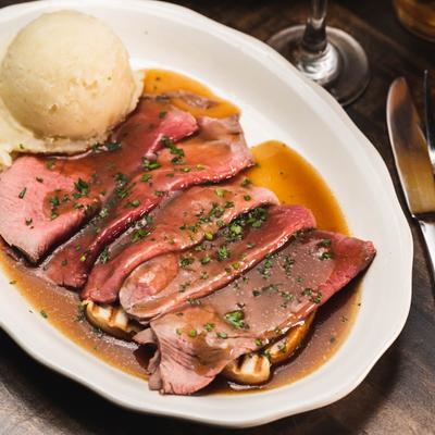 Hot Roast Beef Sandwich at Finnegan's Wake Pub