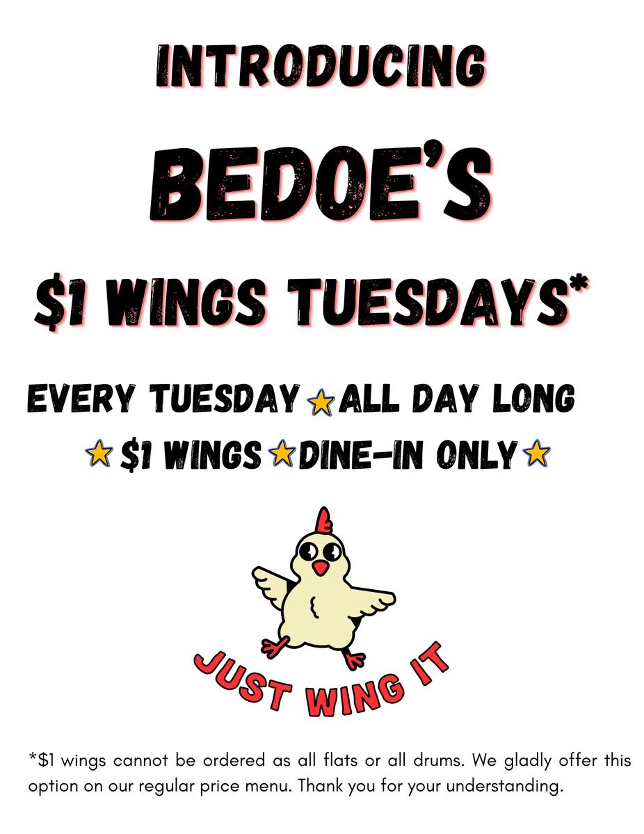 $1 Wings Tuesdays event photo