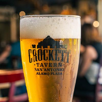 A tall glass of beer.