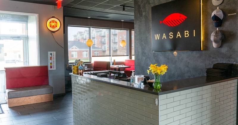 Interior, front desk area