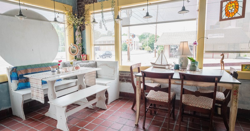 Interior, dining area