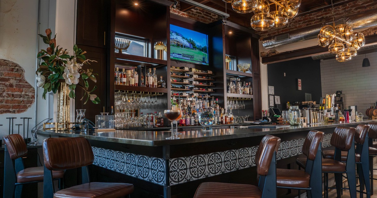 Interior, bar area