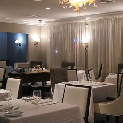 Restaurant dining area.