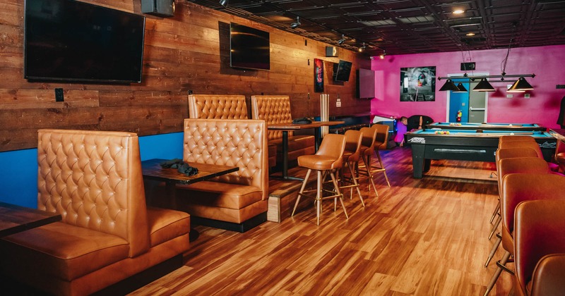 Interior seating area