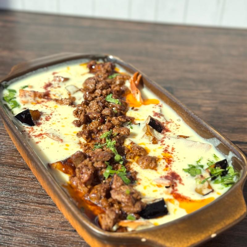 Eggplant & Beef Fatteh photo