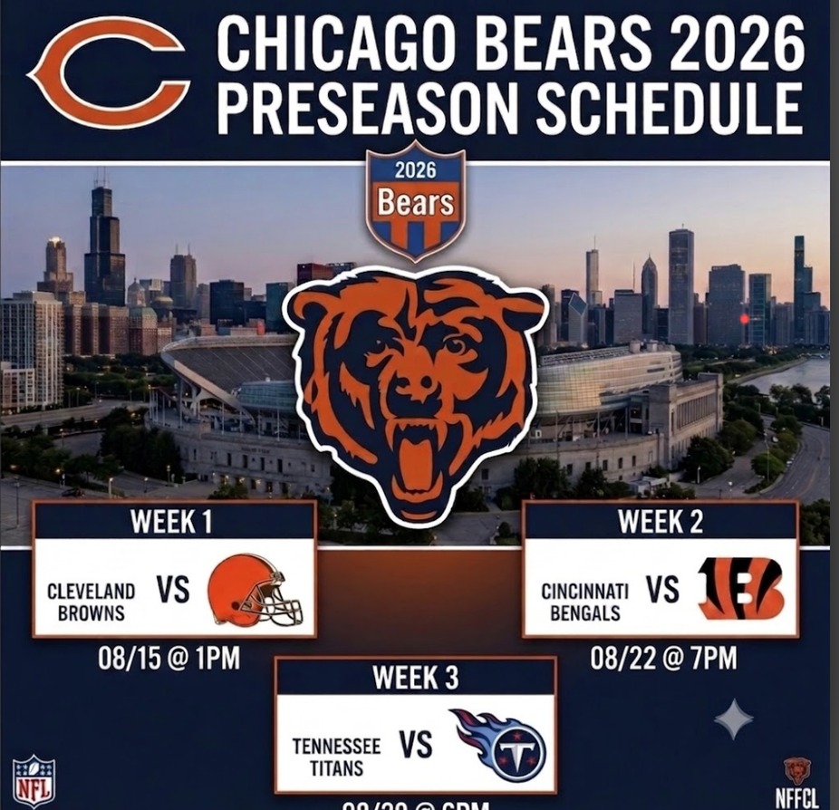2026 NFL Preseason Week 1 Chicago Bears Vs Cleveland Browns event photo