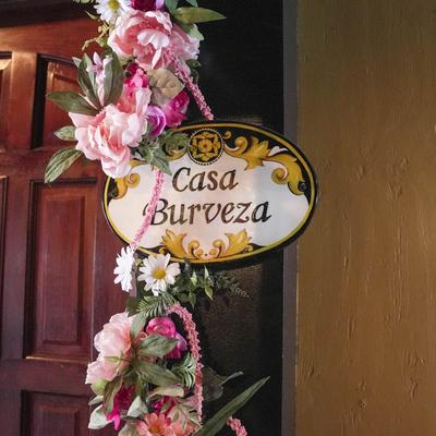 A flower arrangement.