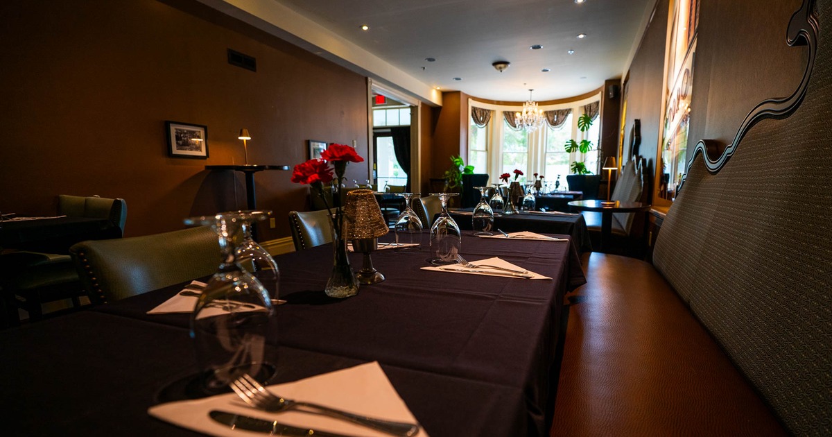 Interior, dining table set and ready