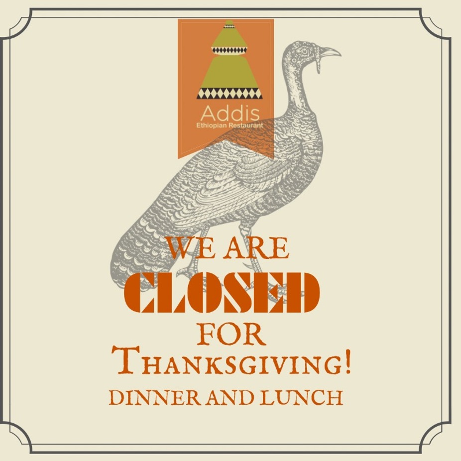 Closed Thanksgiving Day event photo