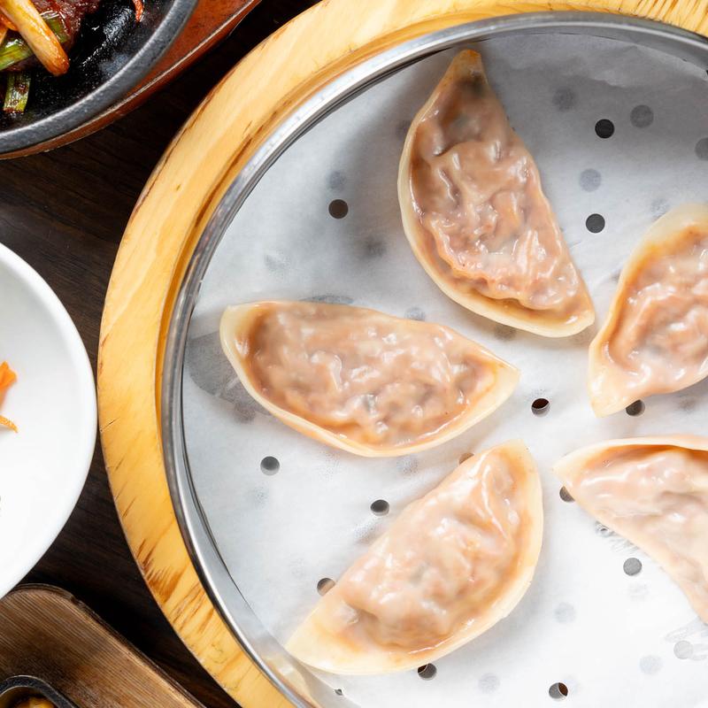 menu item 1 of 7, Kimchi Dumplings