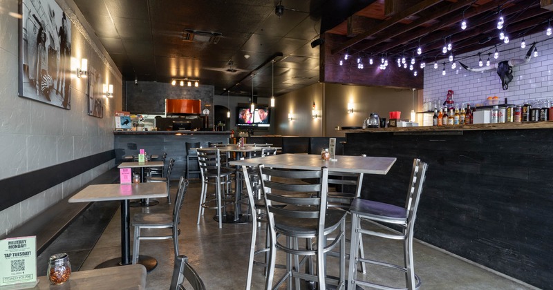 Interior, seating area waiting for the guests