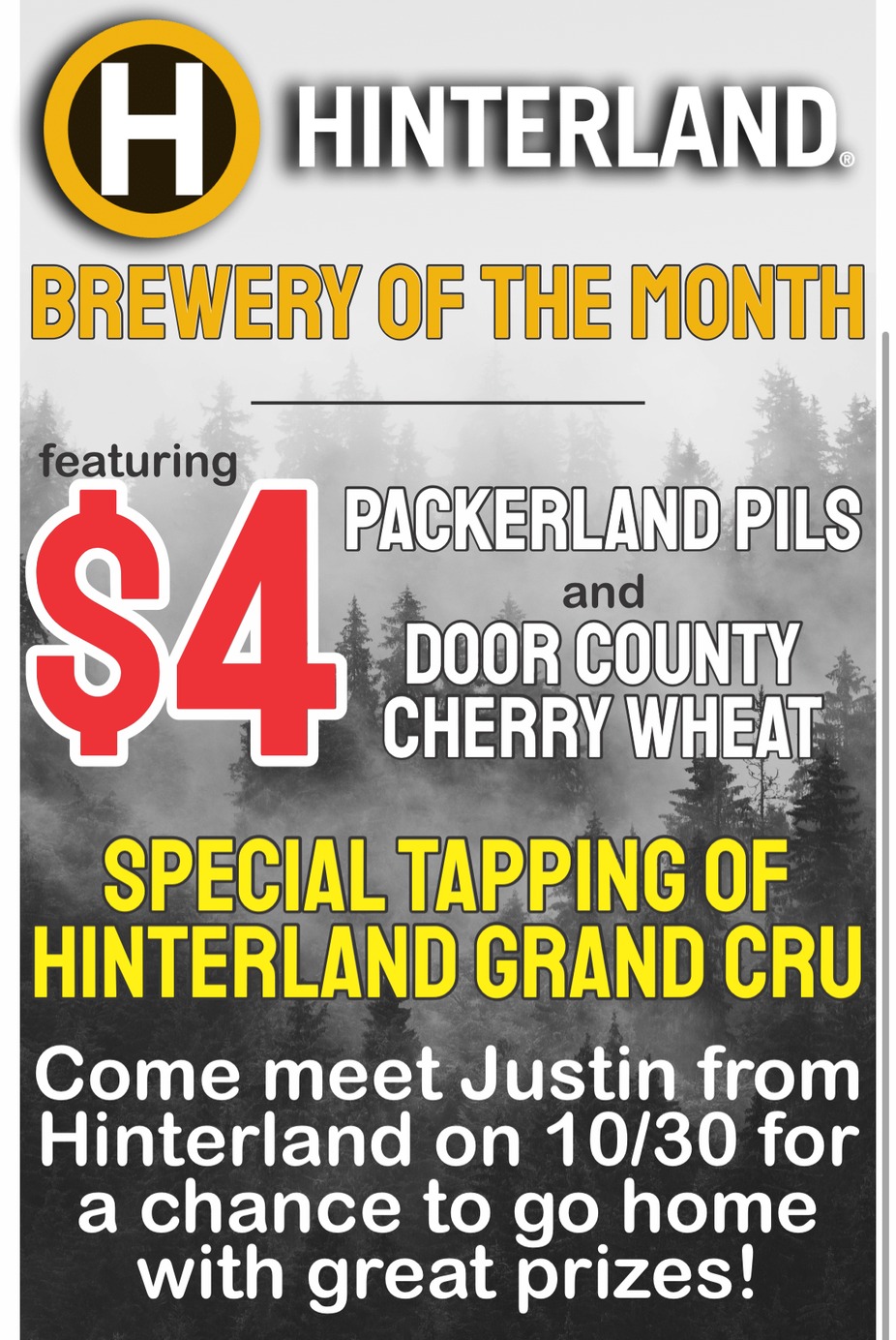 Special Tapping: Hinterland Grand Cru!! event photo