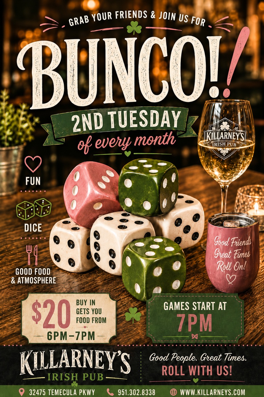 Bunco, Tuesday, Aug 11th event photo