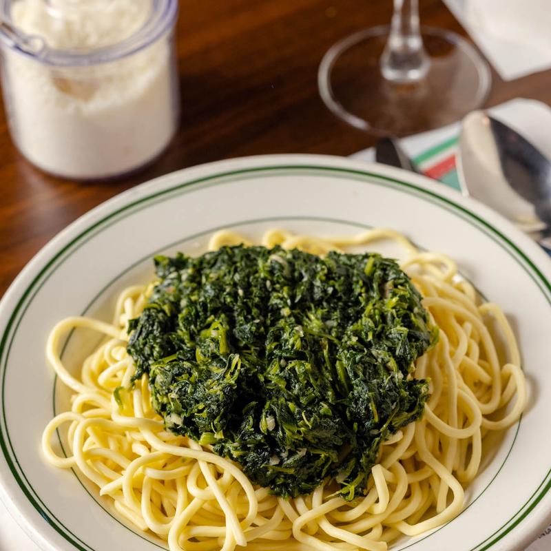 Greens over Spaghetti photo
