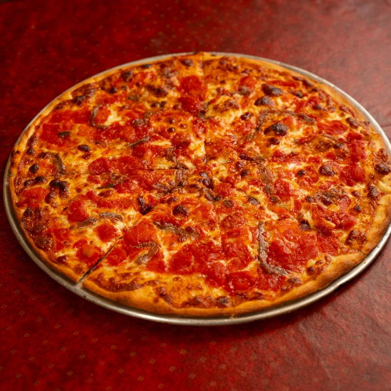 menu item 4 of 10, Cheese & Tomato Red Pizza