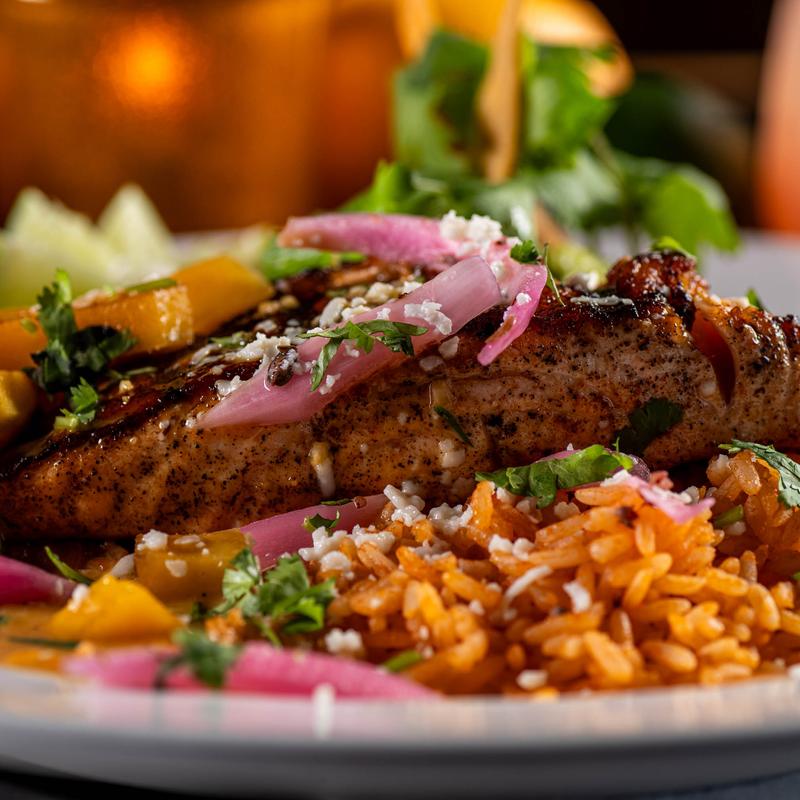 Salmon Tequila Diablo photo
