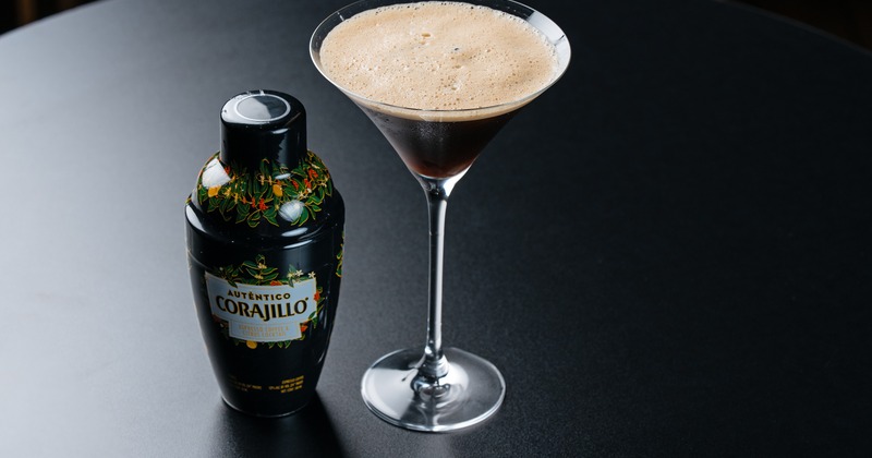 Espresso Martini alongside ready-to-prepare beverage product in the bottle