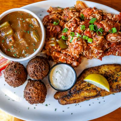 Cajun Combo top view.