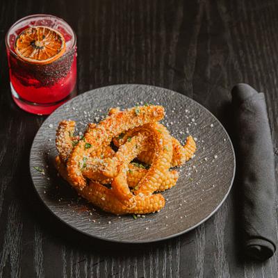 Fried Corn ribs.