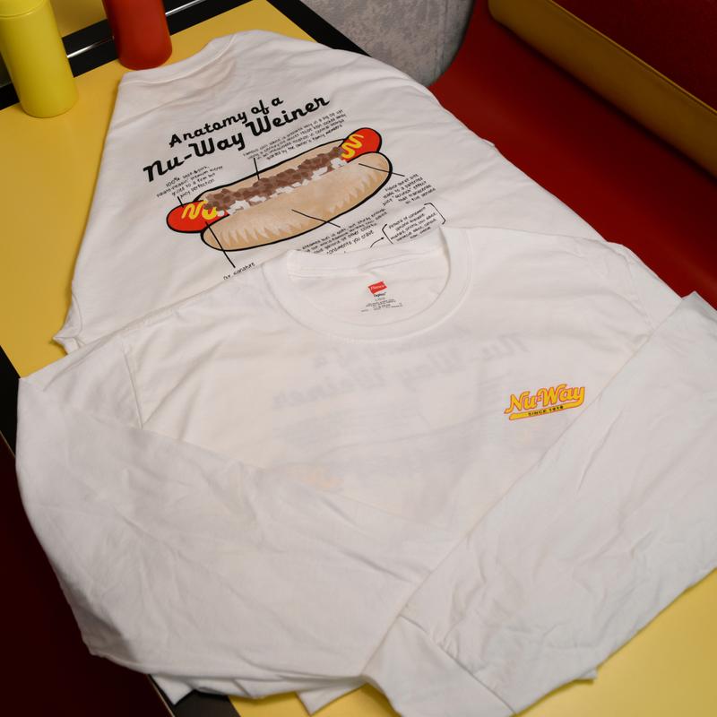 Anatomy Of A Nu-Way” - (long-sleeve white) photo