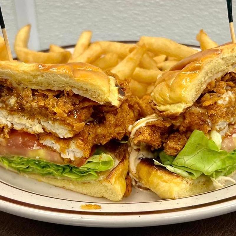 Bourbon Chicken Sandwich photo