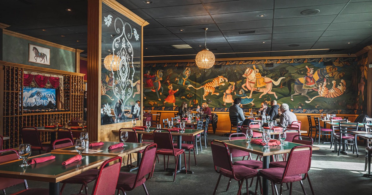 Interior seating area