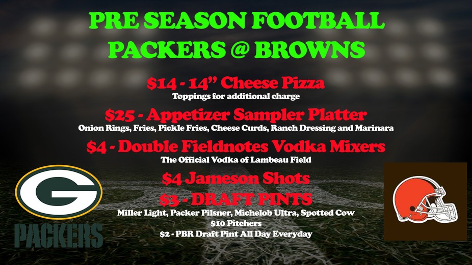 PRE SEASON Packers Browns event photo