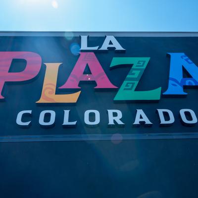 La Plaza Colorado sign.