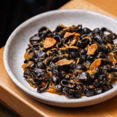 A served Calamarata.