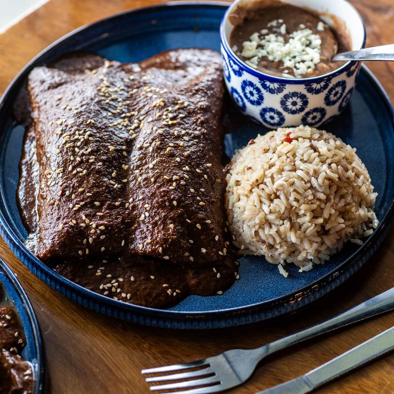 Mole Enchiladas photo