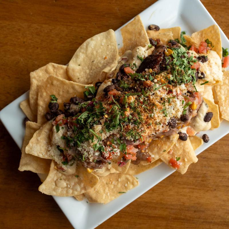 Sweet Corn Nachos (V) photo