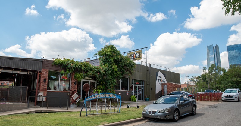 Exterior, wide view to restaurant