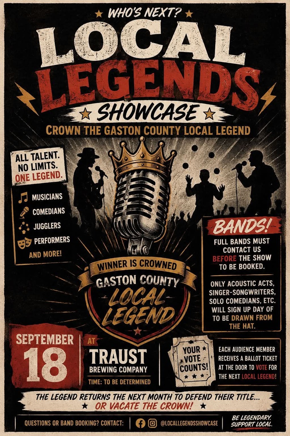 Local legends showcase event photo
